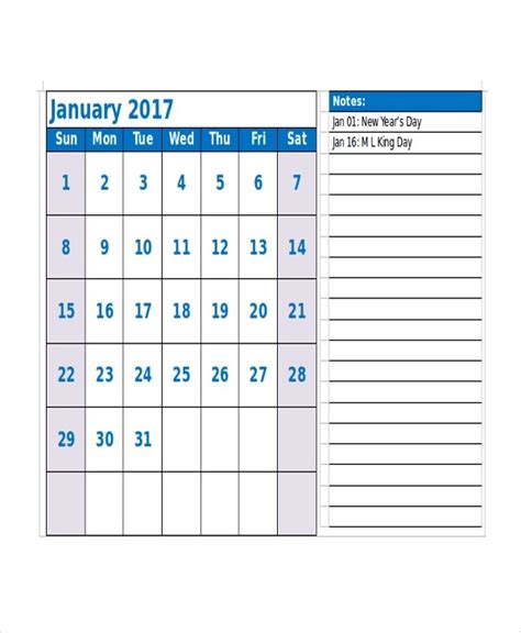 Printable Blank Monthly Calendar With Notes Pin By Savannah Sartain