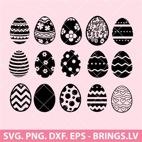 Easter Egg Svg Happy Easter Svg Easter Eggs Svg Bundle Spring Svg