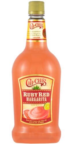 chi chi s ruby red margarita ready to drink cocktail single bottle 1