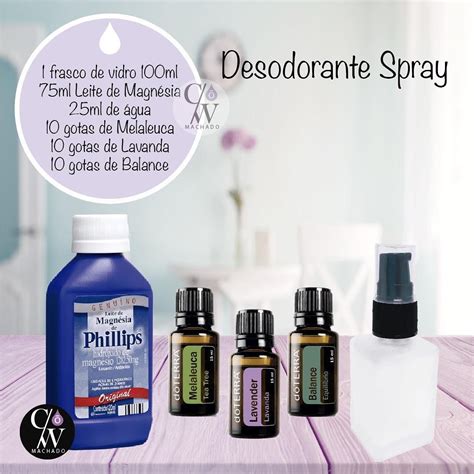 Desodorante Natural Misturas De óleos Essenciais Óleos Essenciais