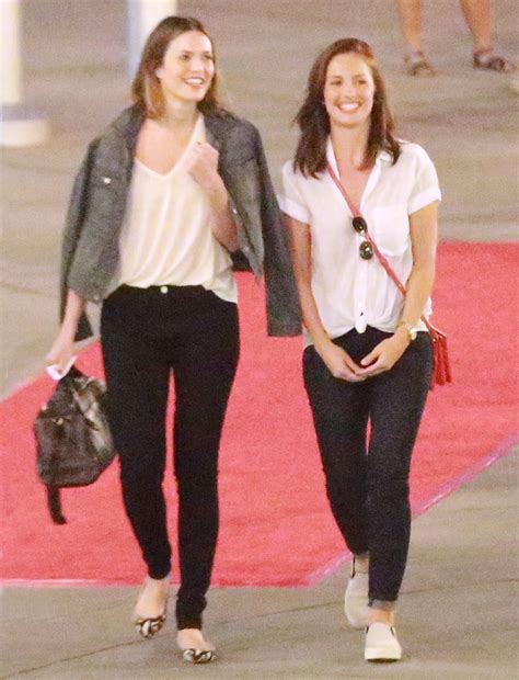 Mandy Moore And Minka Kelly Checked Out A Movie In La On Monday Night