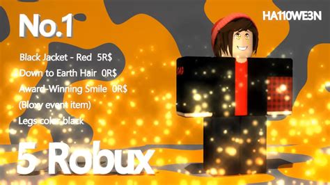 5 Robux Outfits Youtube