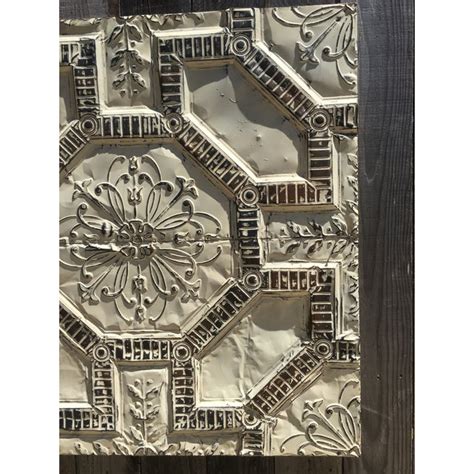 Hear from american tin ceilings' customers and why they continue to shop our tin ceiling tiles and tin backsplash tiles over other. Vintage Rustic Tin Ceiling Tile Wall Art | Chairish