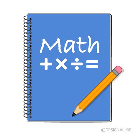 Pencil And Math Notebook Clip Art Free Png Image｜illustoon