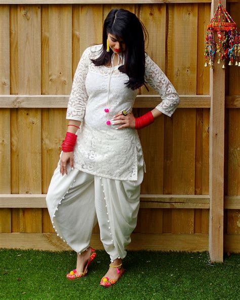 Dhoti With Pom Poms Indian Fashion Dresses Tulip Pants Salwar Designs