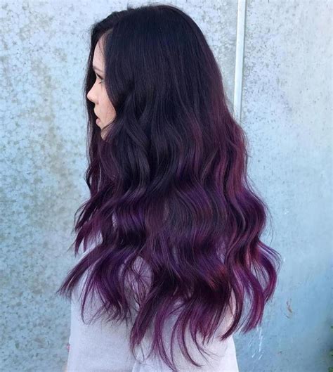 24 Amazing Prom Hairstyles For Black Girls For 2019 Purple Balayage