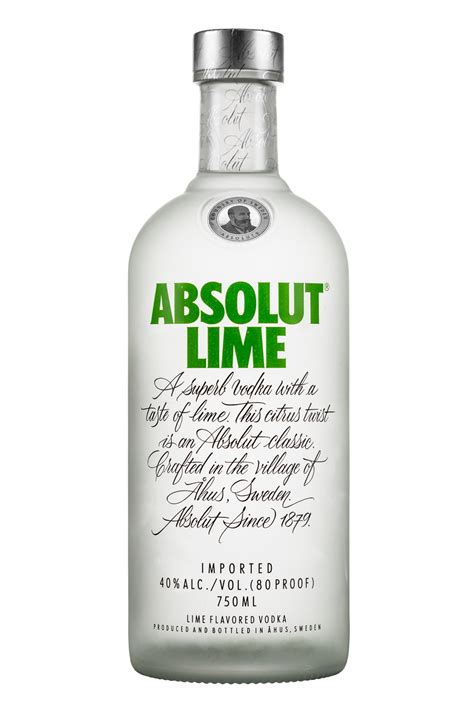 Lime Absolut Vodka BevNET Com Spirits Alcohol Database