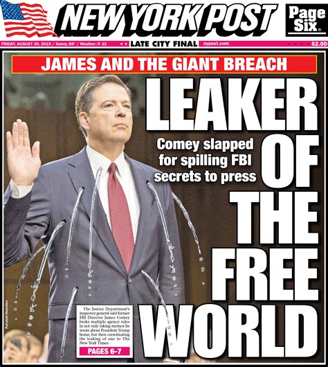 Ny Post Cover For Covers For Friday August 30 2019 New York Post
