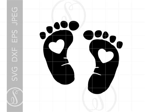 Free 197 Baby Footprint Svg Svg Png Eps Dxf File