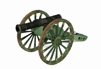 Cannon Metal Antique Artillery Transparent Lowpoly Circa