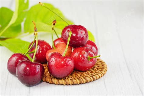 Fruit Red Light Cherry Photography Map Background Delicious Fruit