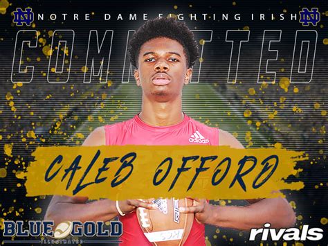 notre dame adds commitment from cb caleb offord insidendsports