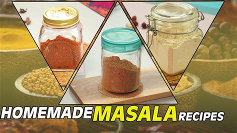 Homemade Masala Recipes By Sooperchef Youtube