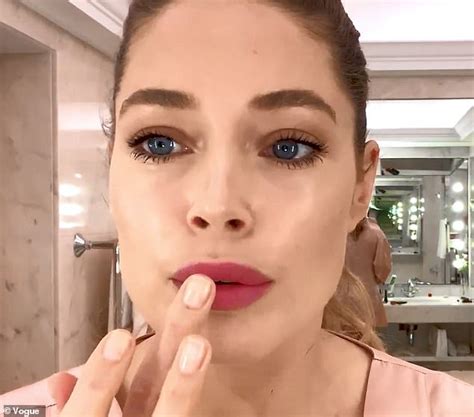 supermodel doutzen kroes shares her skincare and makeup secrets daily mail online