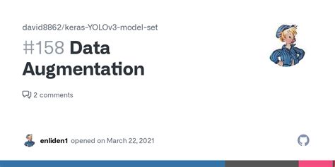 Data Augmentation Issue David Keras Yolov Model Set Github