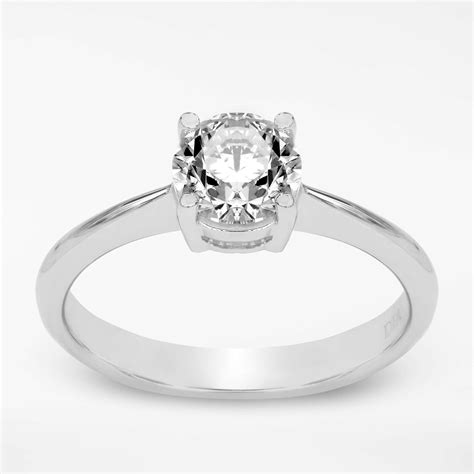 Mogul 18ct White Gold Round Brilliant Diamond Engagement Ring 1ct At John Lewis And Partners