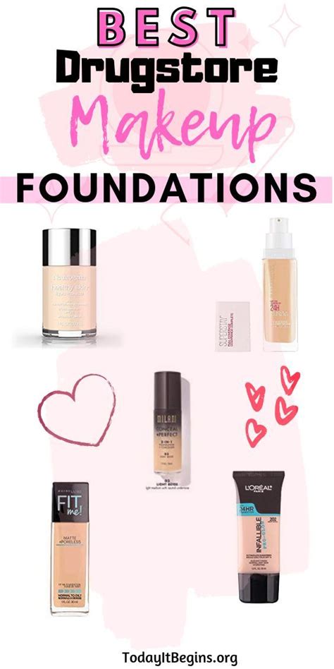5 Best Drugstore Makeup Foundations Today It Begins In 2020 No