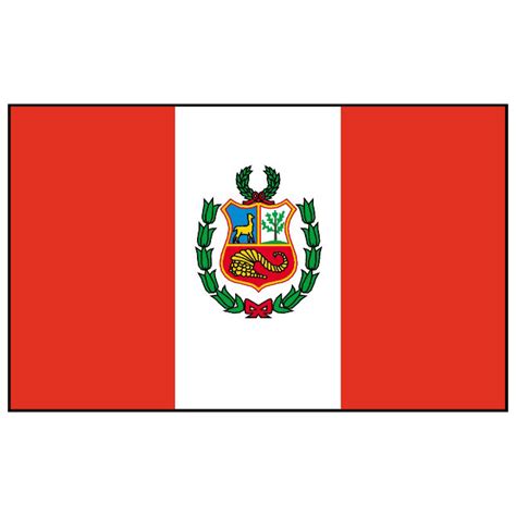 Perú Bandera 2 Eps Royalty Free Stock Svg Vector