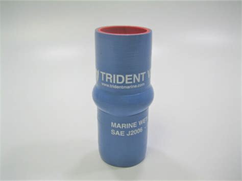 trident 272v2000 vht silicone 2 single hump marine wet exhaust bellow hose new max marine outlet