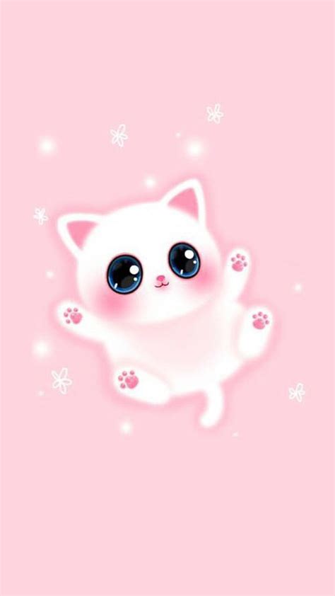 Download cute pink owl wallpaper gallery. Lovely Cat Iphone Wallpaper Pink Melody Girly | Wallpaper ...