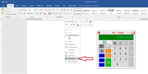 A menu will open that lists any office programs installed on your computer. Learn New Things: How to Add Calculator for MS Word (Do ...