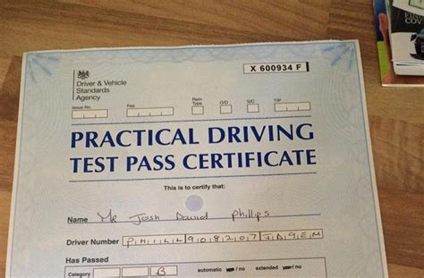 Driving Theory Test Certificate