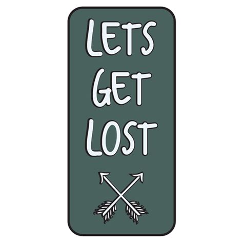 Lets Get Lost Arrow Sticker Just Stickers Just Stickers
