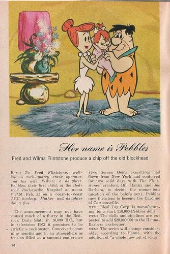 The Flintstones Pebbles Is Born Tv Guide 1963 Article On Flickr