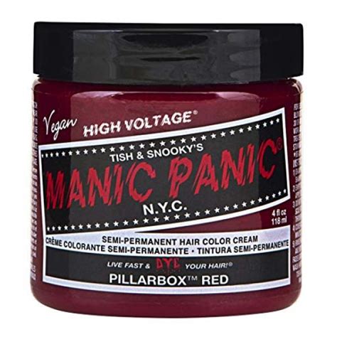 Manic Panic Pillarbox Red Hair Dye Classic High Voltage