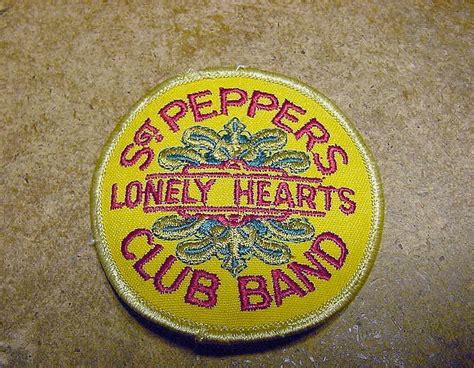 Vintage Beatles Sgt Peppers Lonely Hearts Club Band Original Patch 3