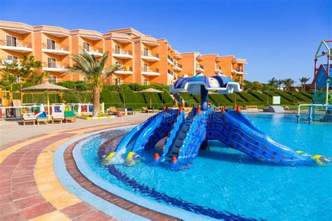 Tropical Resort Three Corners Sunny Beach In Hurghada Editorial Photography Image Of Orange