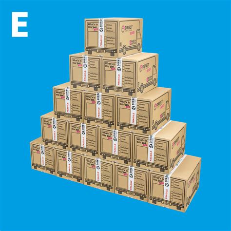 10 Strong Large Cardboard Storage Packing Moving House Boxes With 66m