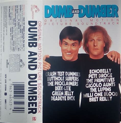 Dumb And Dumber Original Motion Picture Soundtrack 1994 Cassette