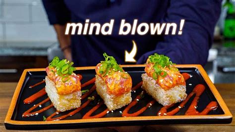 Homemade Spicy Tuna On Crispy Sushi Rice Will Blow Your Mind Youtube
