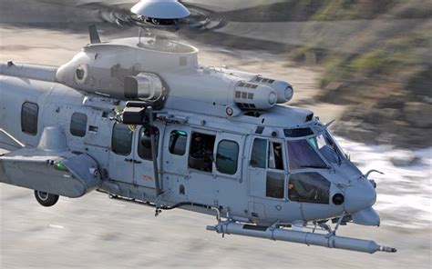 Download Wallpapers Airbus Helicopters H225m Caracal Eurocopter Ec725