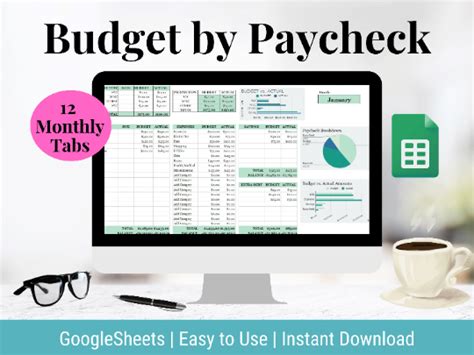 Paycheck Budget Spreadsheet Debra Anne