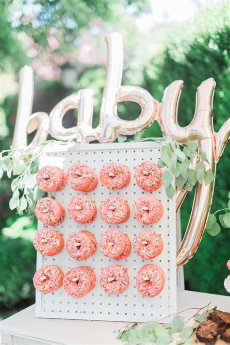 15 Unforgettable Donut Wall Display Ideas Baby Shower Brunch Baby