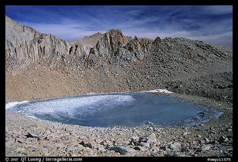 Picturephoto Frozen Iceberg Lake Inyo National Forest California Usa
