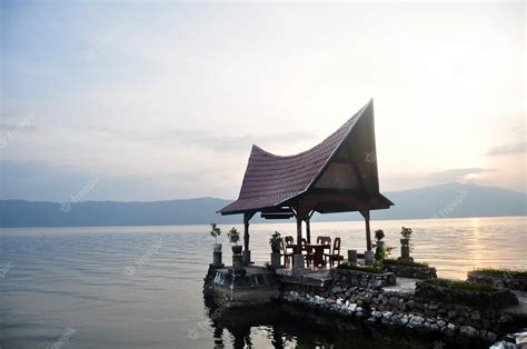 Premium Photo Pavilion Traditional Batak House Indonesia Style At