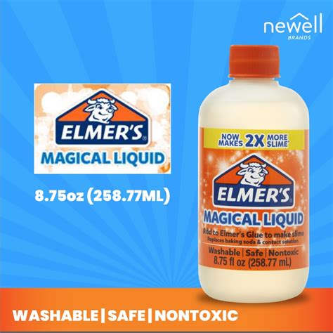 Elmers Magical Liquid Slime Activator 875oz258ml Shopee Malaysia