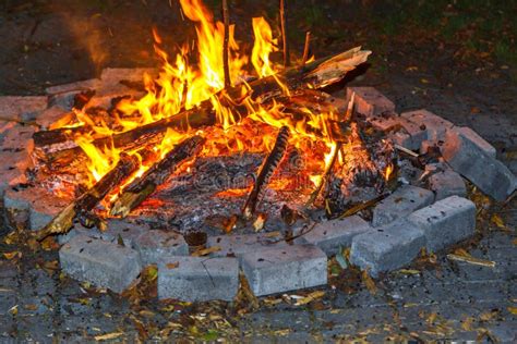 Camp Fire Royalty Free Stock Photo Image 35233585