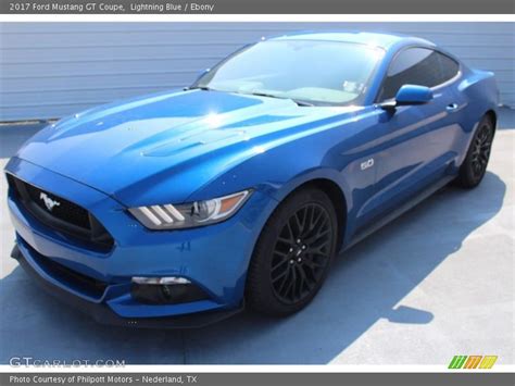 2017 Ford Mustang Gt Coupe In Lightning Blue Photo No 123269715