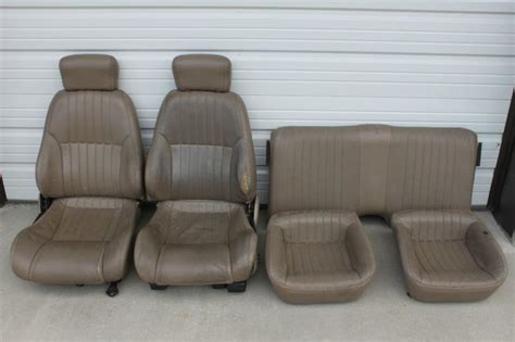 Purchase Firebird Trans Am Tan Leather Power Seats Set Front And Rear In