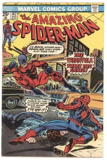 Amazing Spider Man 147 Marvel 1975 Vf Gwen Stacy Tarantula Jackal Clone