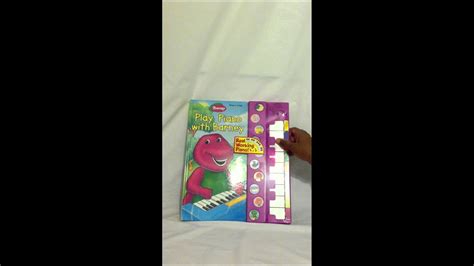 Rare Collectible Play Piano With Barney Interactive Book For Sale