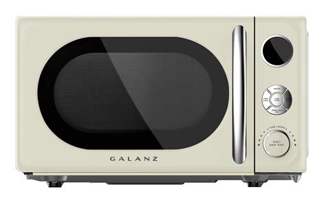 Galanz 07 Cu Ft Retro Countertop Microwave Oven 700 Watts Cream New