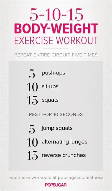 13 Printable No Equipment At Home Workouts To Try Now Fitness Workouts Fitness Motivation