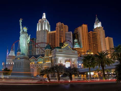 Night Las Vegas New York City Wallpapers Hd Desktop And Mobile