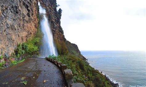 Waterfall Highway Road In Madeira Thousand Wonders