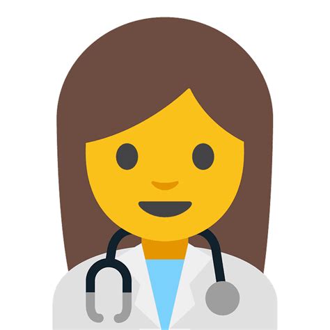 Woman Health Worker Emoji Clipart Free Download Transparent Png